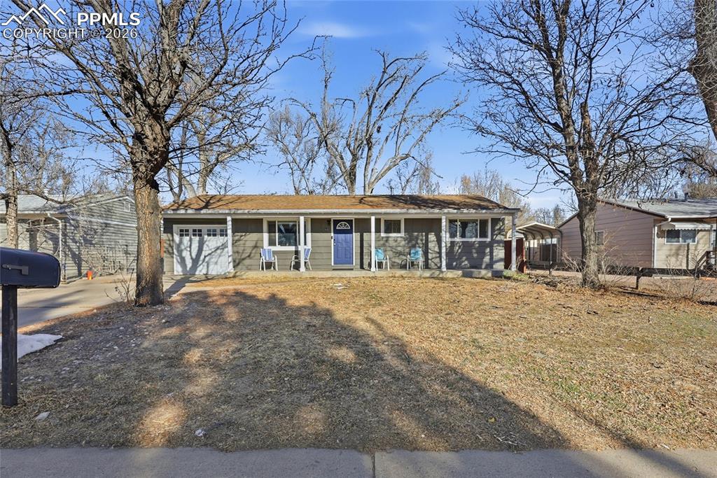 Caption: Front of Structure