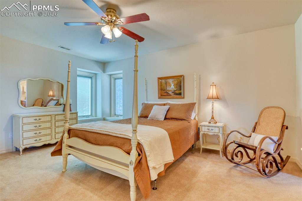 Image 27 of 47: Upstairs bedroom #2 has walk in closet and connect to bathroom sink and sec