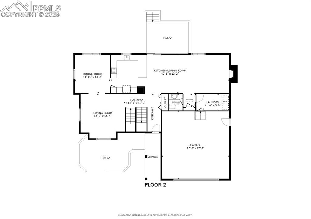 Image 30 of 32: Floorplan - main level