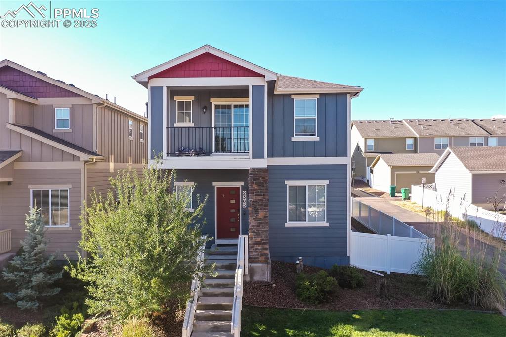 Caption: Front of Structure