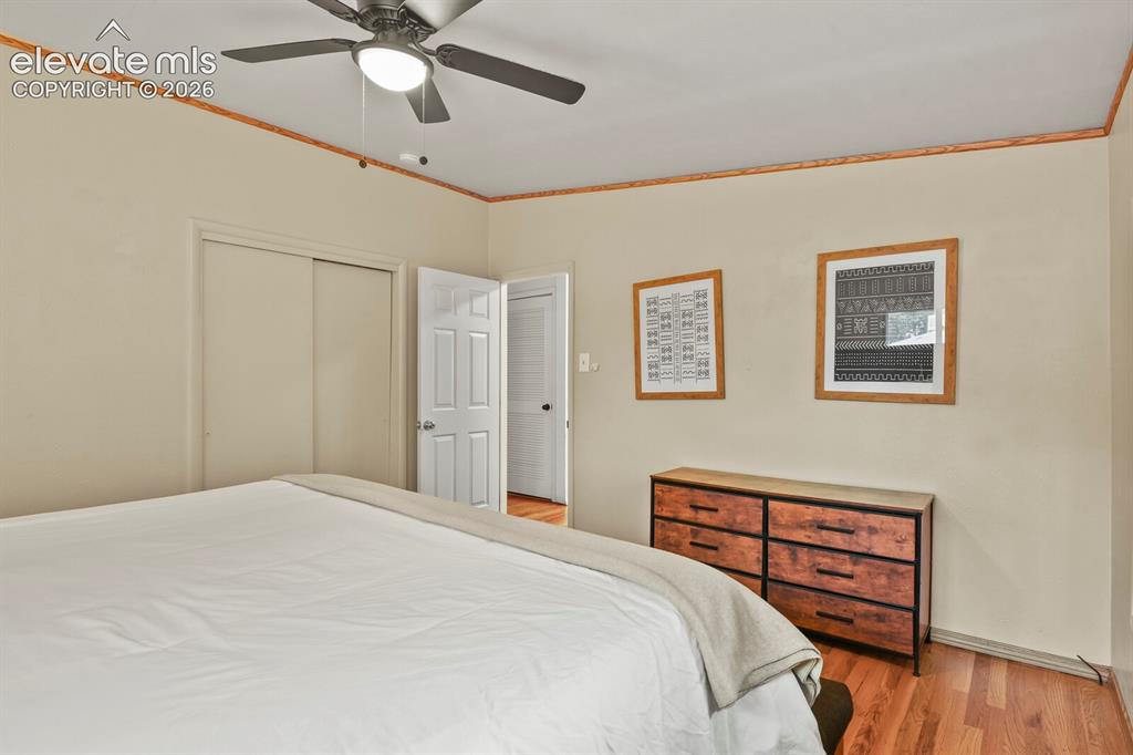 Image 16 of 37: Second bedroom, main floor.
