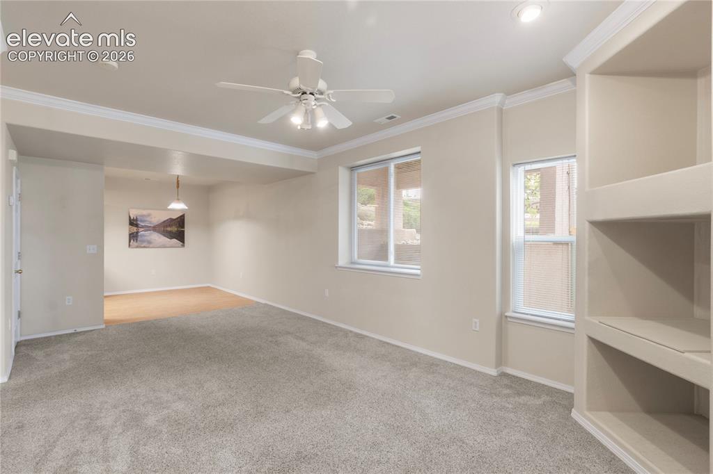 Image 4 of 45: Living Room Looking to Dining Room