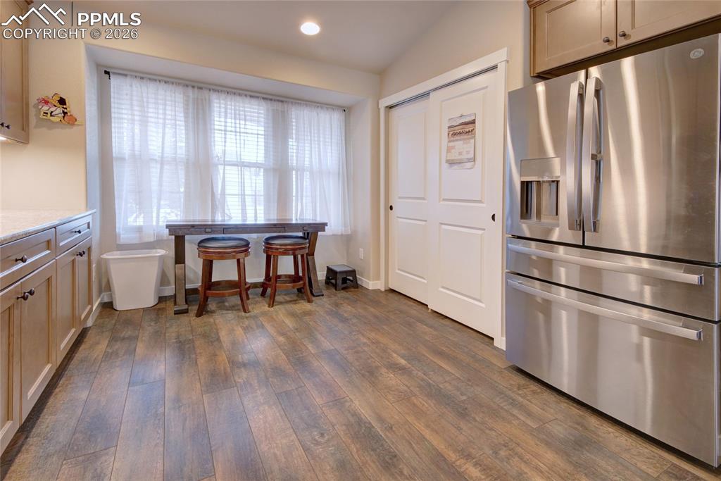 Image 3 of 36: Kitchen breakfast nook and pantry