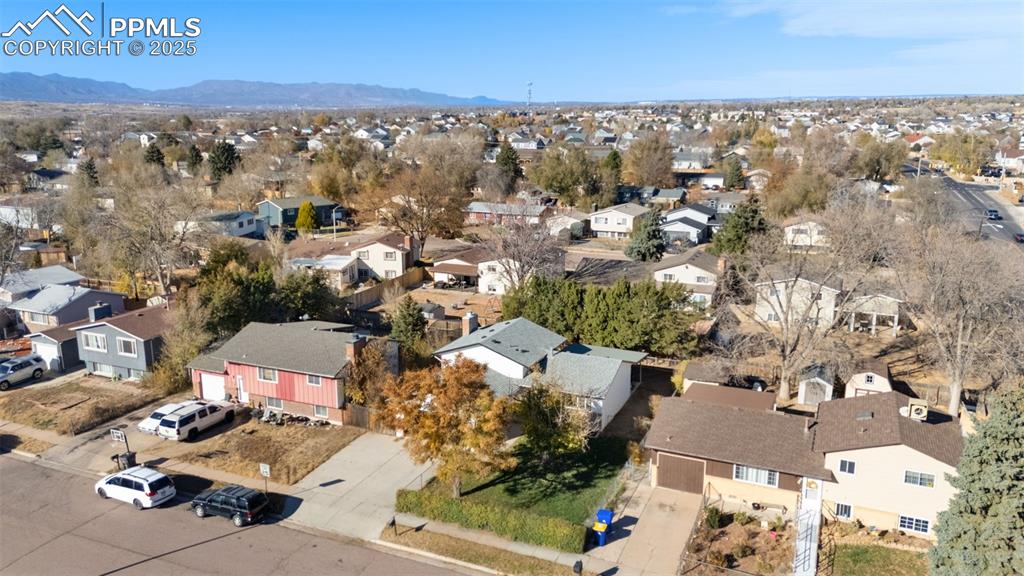 Image 27 of 34: Aerial overview of property