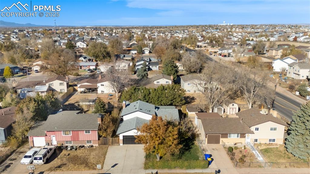 Image 28 of 34: Aerial overview of property