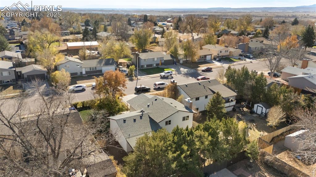 Image 30 of 34: Aerial view of property