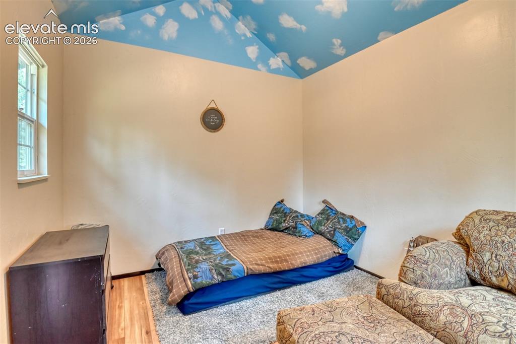 Image 33 of 47: Vaulted ceiling with a cloud motif. You