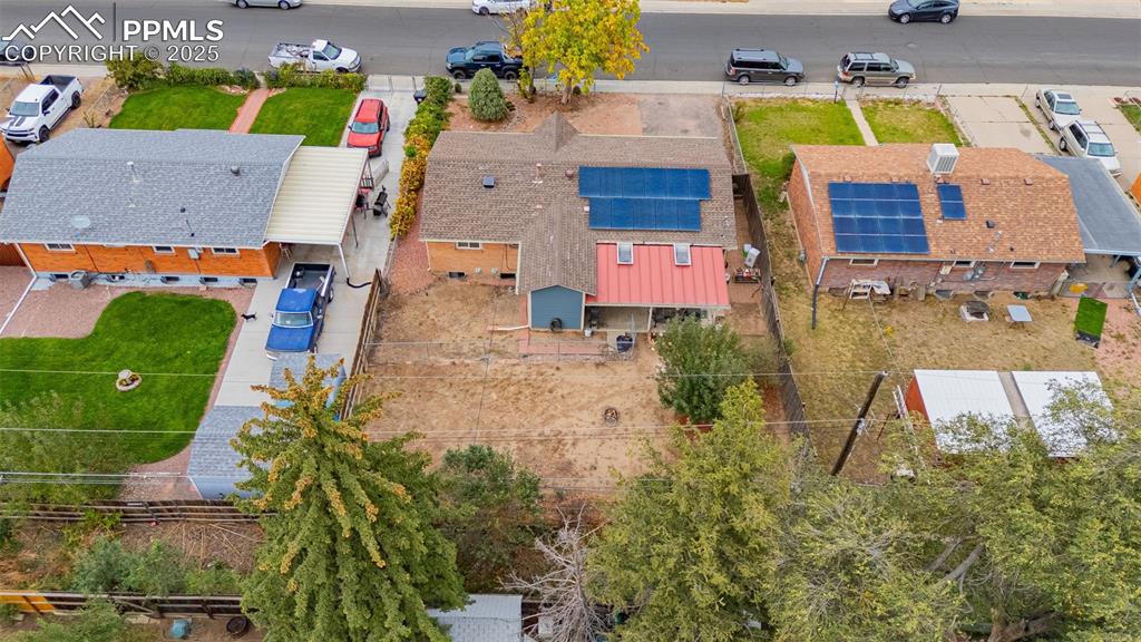 Image 32 of 37: Aerial view of residential area