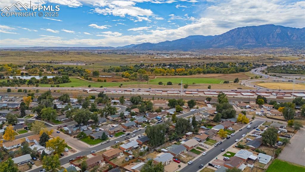 Image 36 of 37: Aerial overview of property