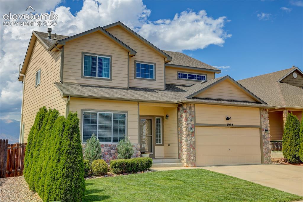 Caption: Well maintained 2-story home