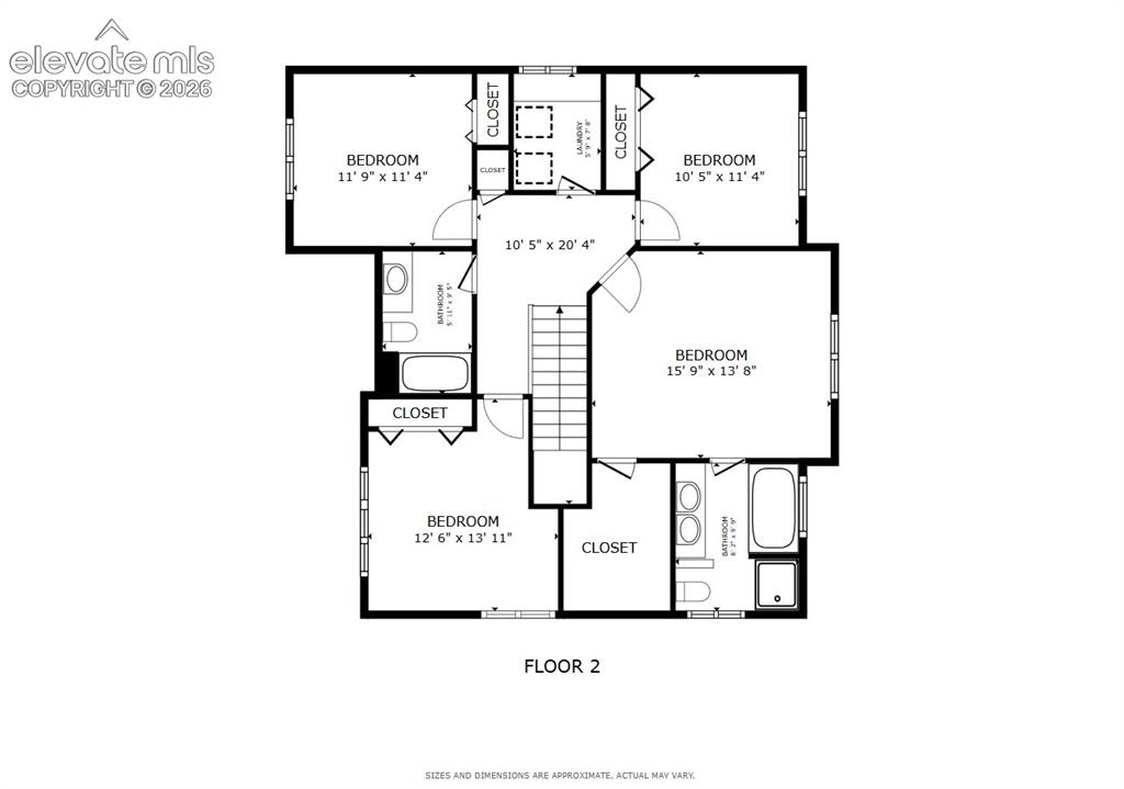 Image 31 of 31: Floor plan - upper level