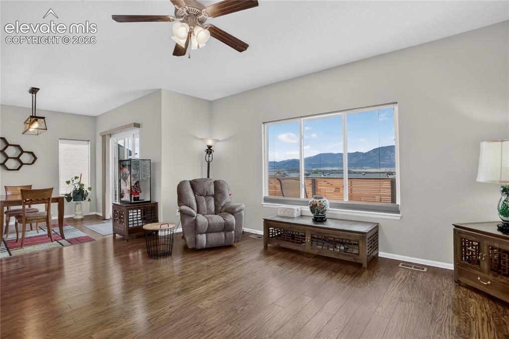 Image 4 of 31: Showcase the mountain views from back of home