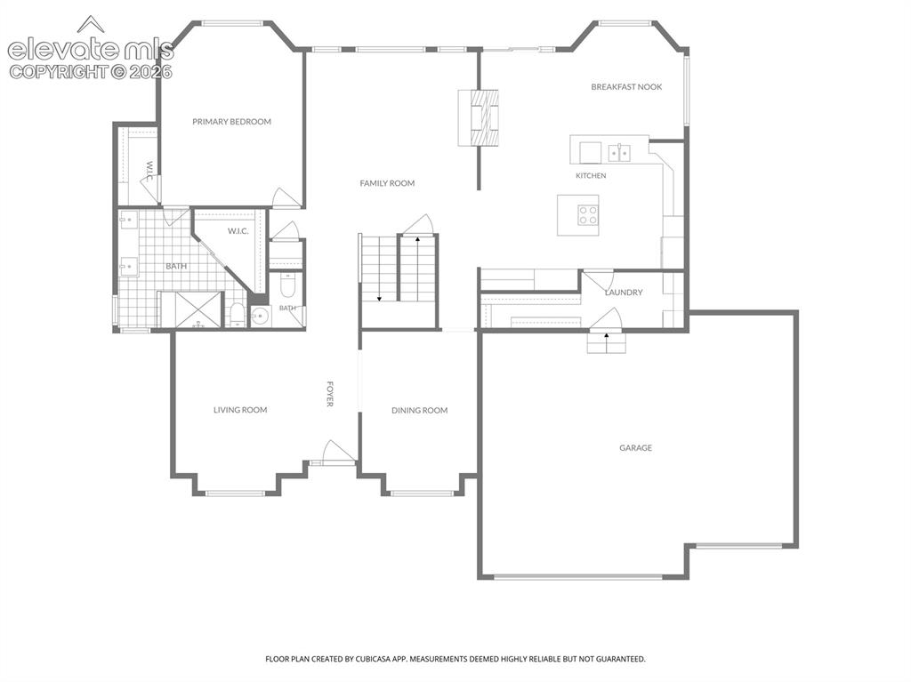 Image 33 of 34: Main Level Floor Plan