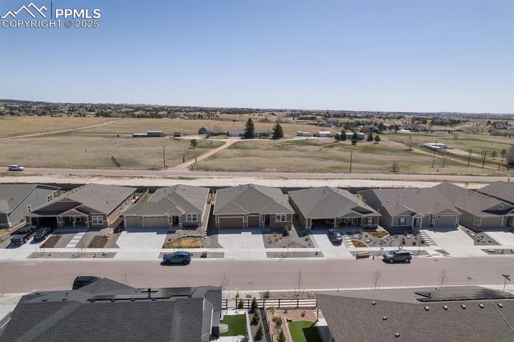 Image 4 of 46: Drone / aerial view featuring a residential view