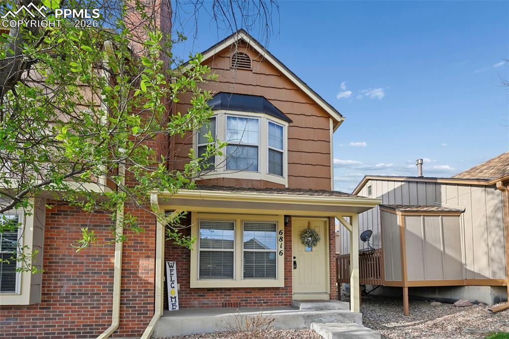 Caption: Front of Structure