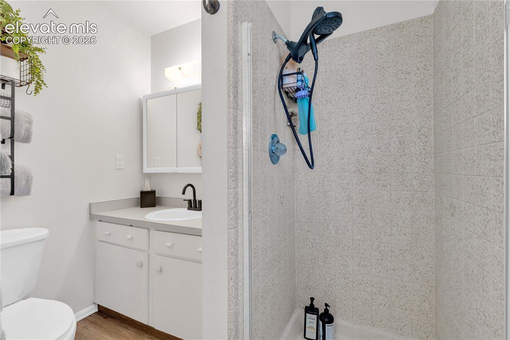 Image 15 of 30: Primary bathroom/shower