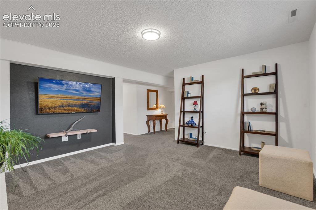Image 21 of 30: Lower level family room