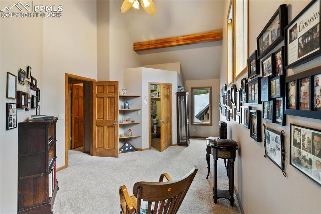 Image 34 of 46: Second of two upper bedrooms
