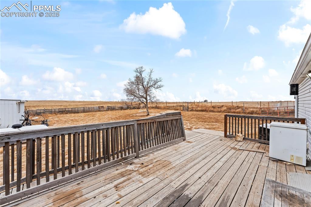 Image 21 of 32: Wooden deck with a view of rural / pastoral area