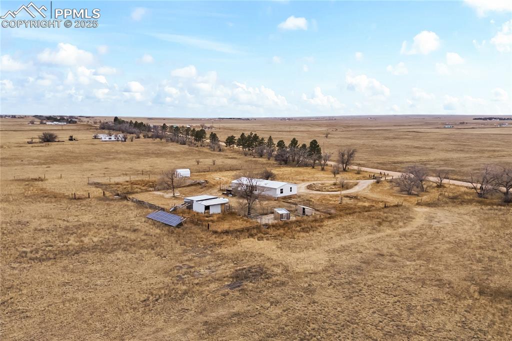 Image 27 of 32: Aerial view of sparsely populated area