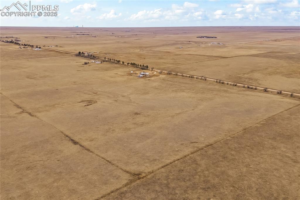 Image 28 of 32: Aerial view of sparsely populated area
