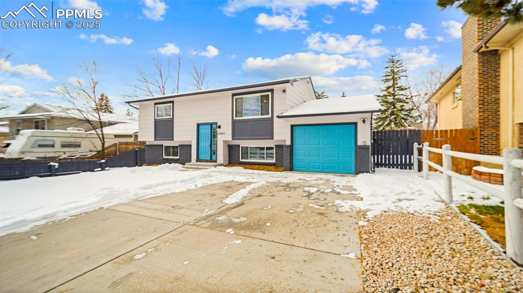 Image 3 of 37: Brand new concrete driveway
