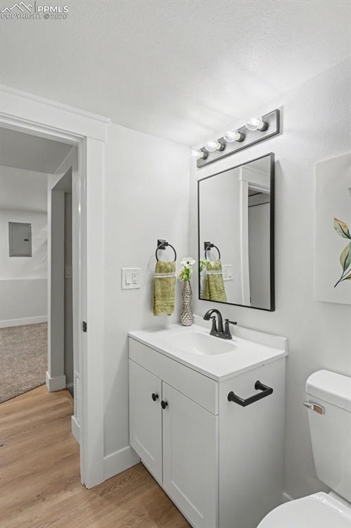 Image 32 of 47: Bathroom with Updated, Streamlined Design