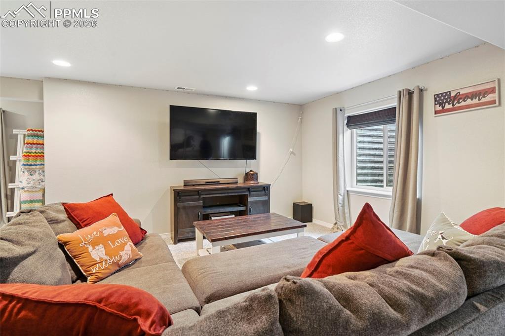 Image 36 of 49: Basement Family Room