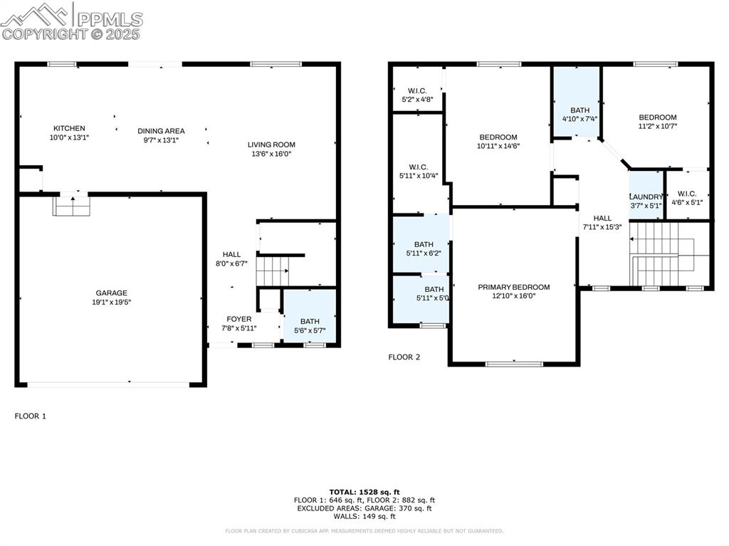 Image 35 of 38: View of floor plan / room layout