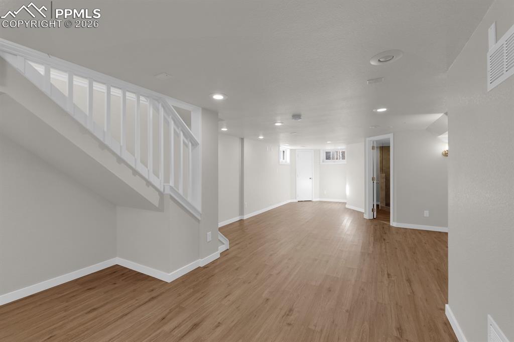 Image 22 of 39: Basement family room