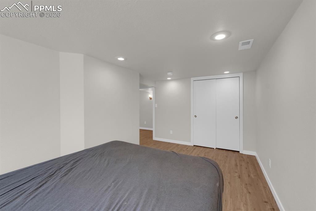 Image 25 of 39: Basement bedroom 1