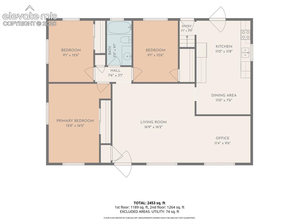 Image 33 of 36: Floor plan - main level