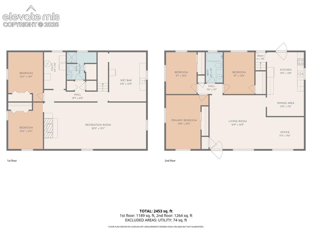 Image 34 of 36: Floor plans - both levels