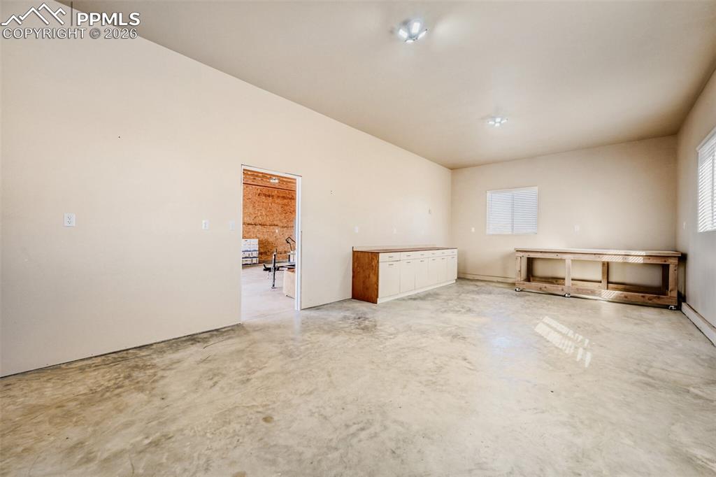 Image 31 of 37: Detached Workshop area- 2 car garage on other side