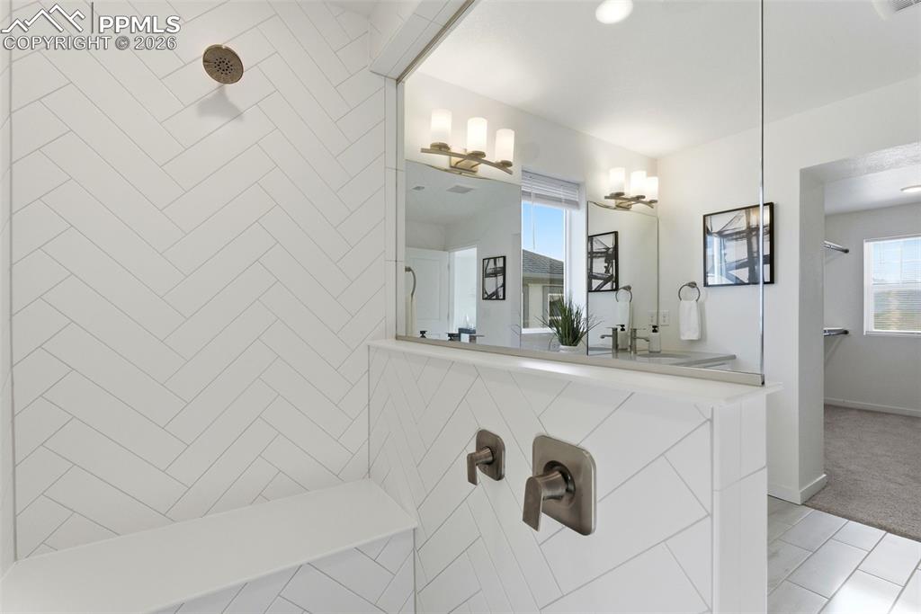 Image 30 of 50: Primary Bathroom Super Soaker Shower