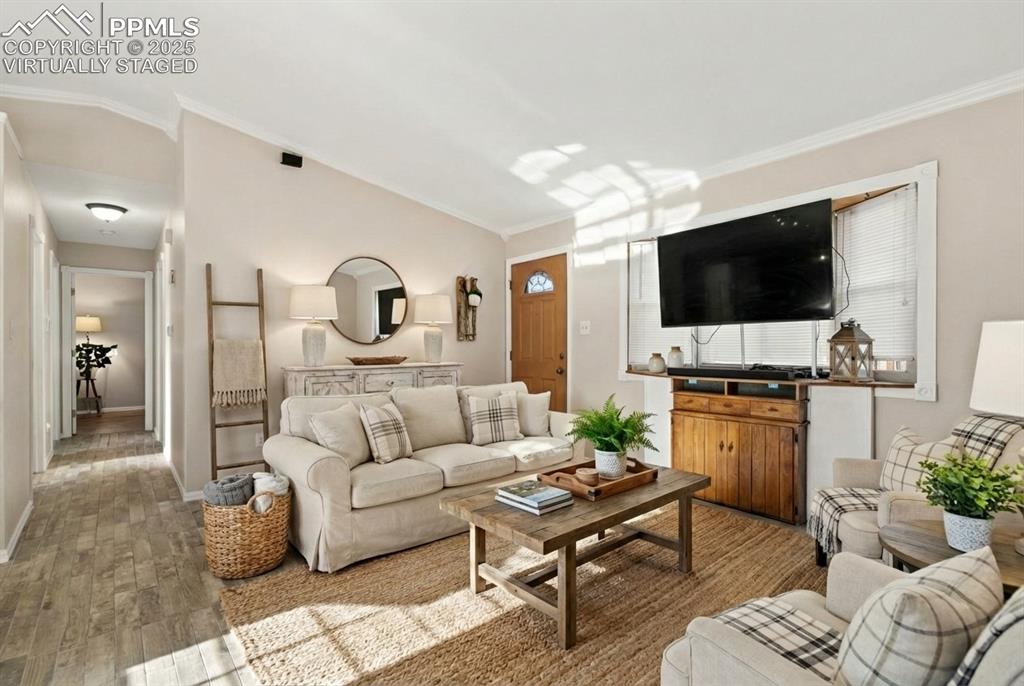 Image 2 of 27: Virtually staged living room