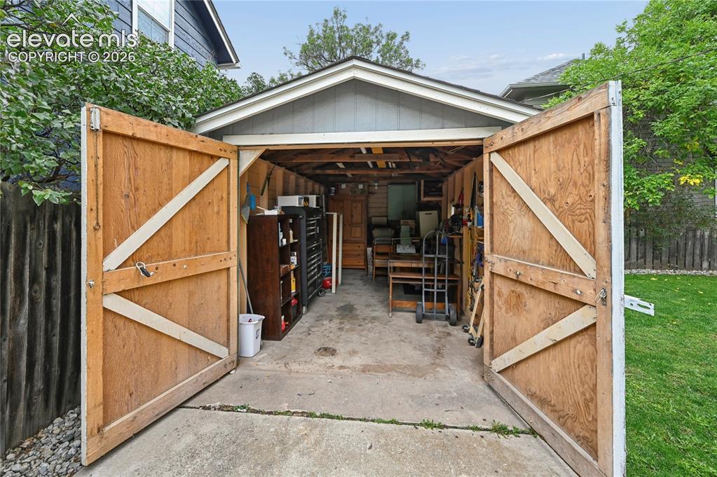 Image 17 of 47: Inside the Garage