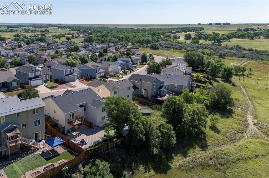 Image 42 of 44: Aerial view of residential area