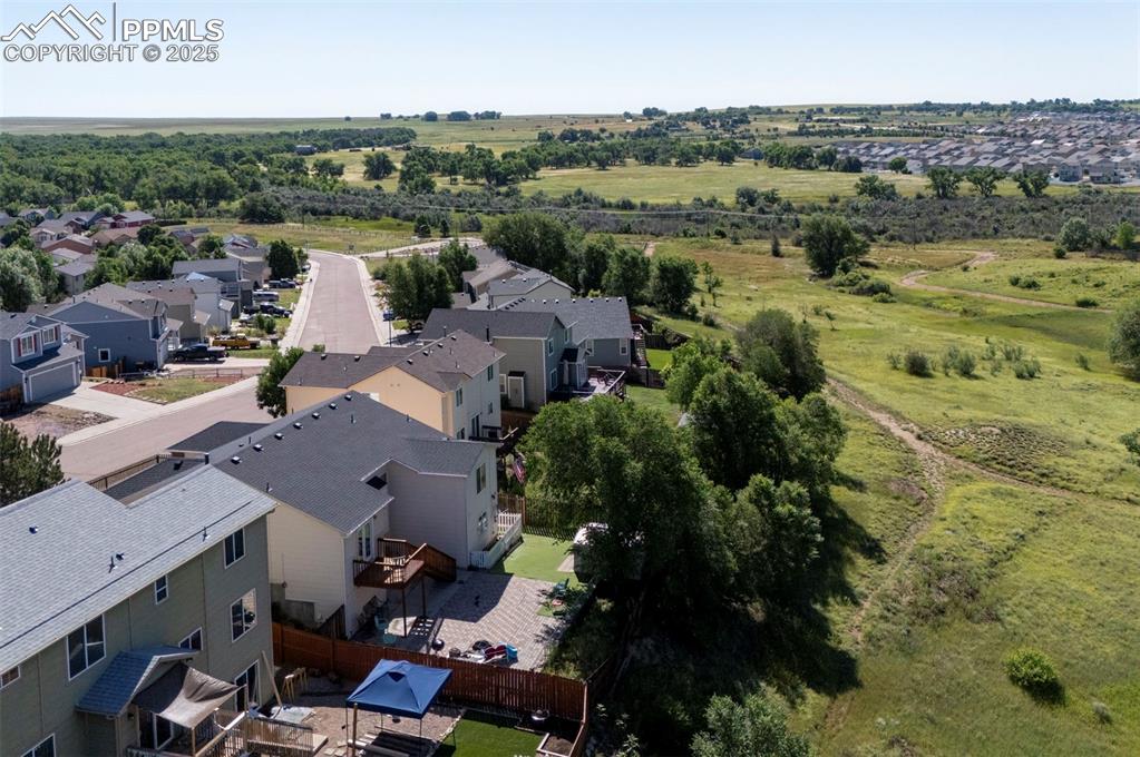 Image 43 of 44: Aerial view of residential area