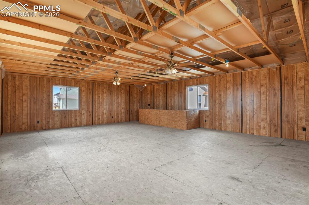 Image 34 of 37: Upper Level of Unfinished Rear Building