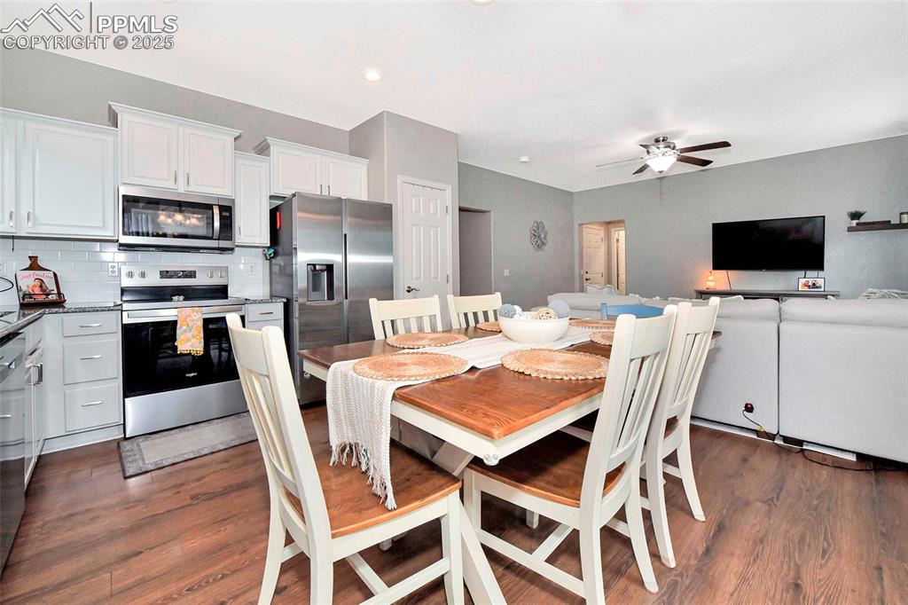 Image 9 of 28: Dining area off Kitchen and open to Great Room
