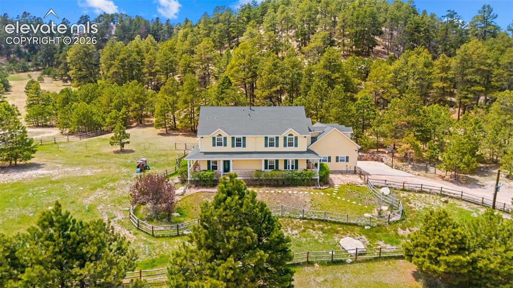 Image 45 of 50: Private Mountain Estate Aerial