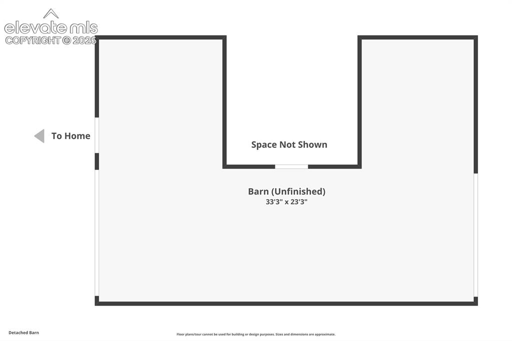 Image 50 of 50: Barn Floor Plan
