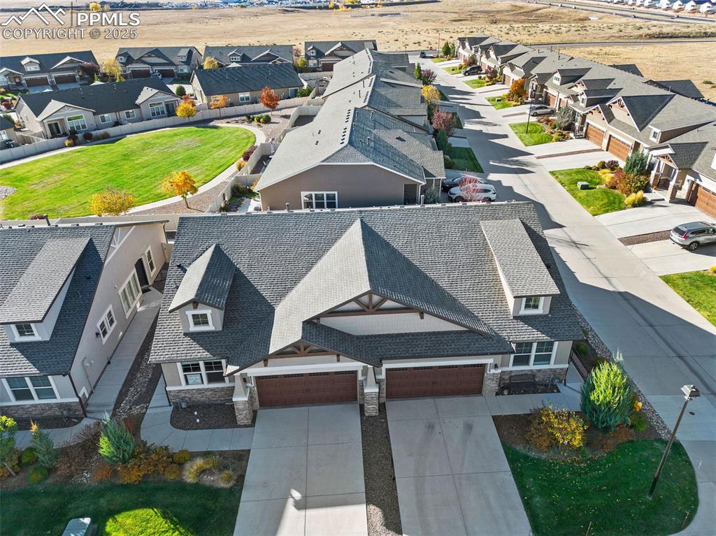 Image 33 of 42: Aerial view of residential area
