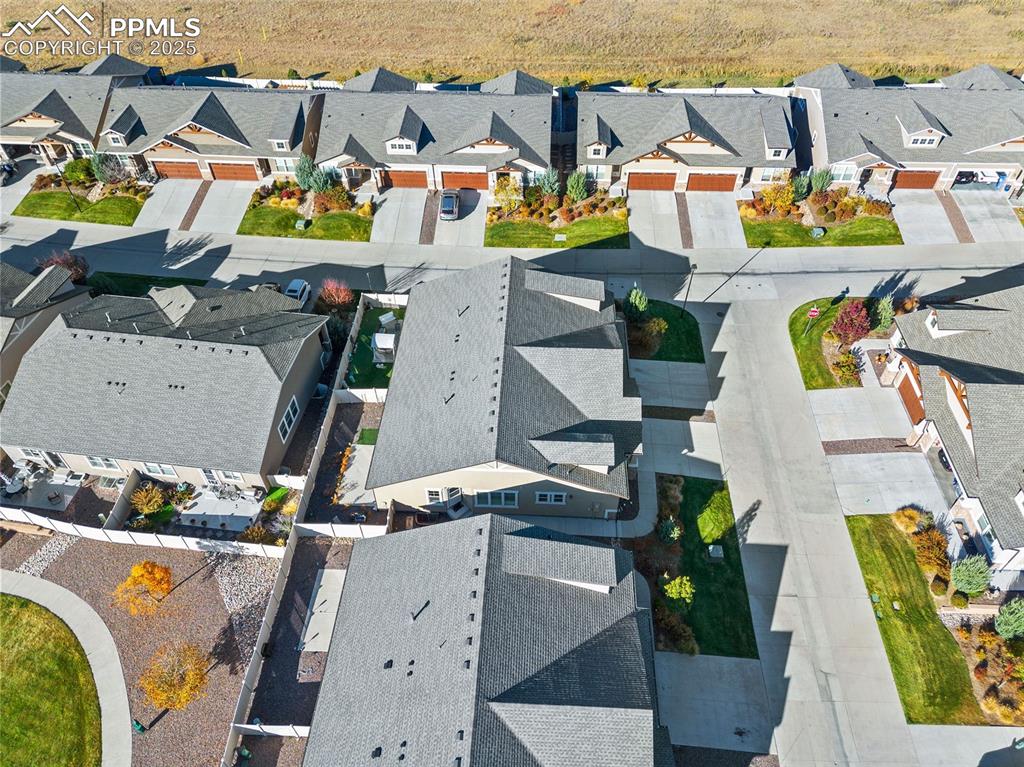 Image 36 of 42: Aerial view of residential area