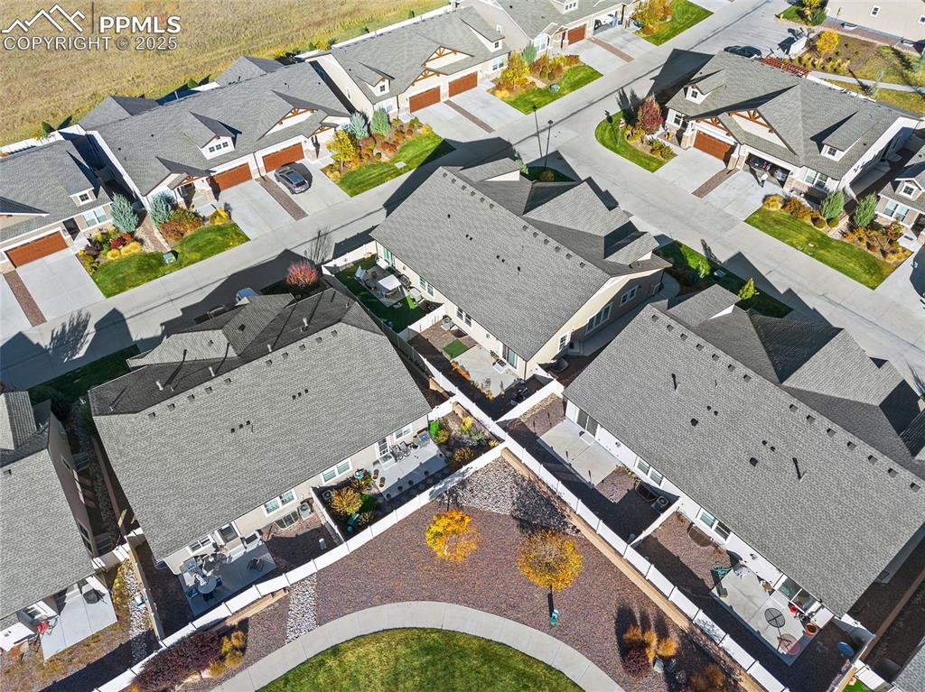 Image 37 of 42: Aerial view of residential area