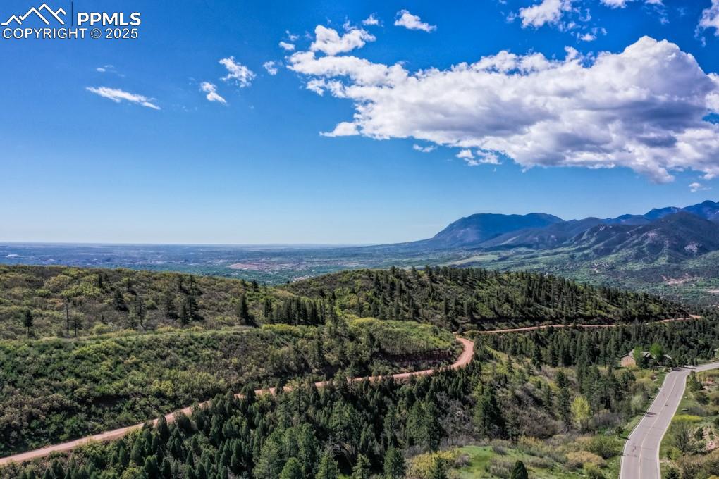 Image 4 of 21: Cheyenne Mountain visible to south