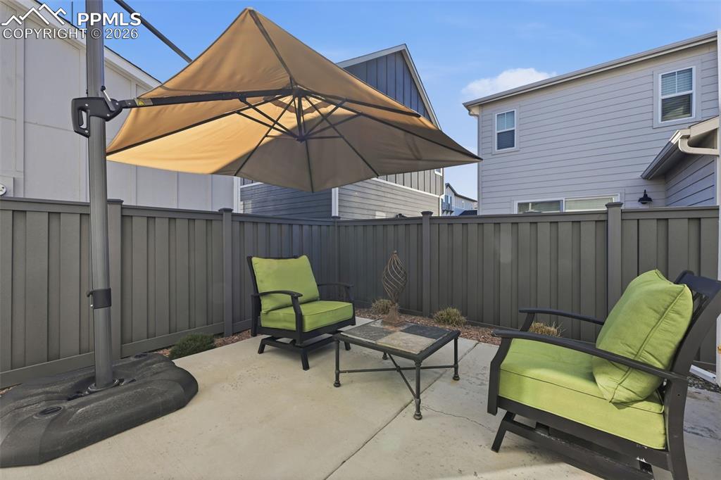 Image 29 of 32: Fully fenced in back yard!