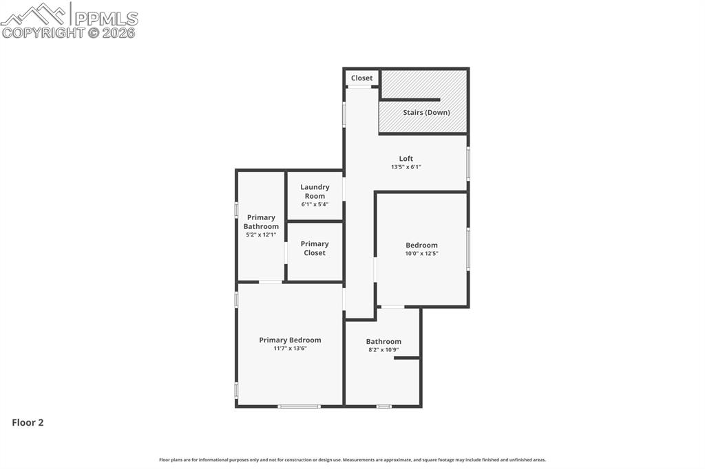 Image 31 of 32: Upper Level Floor Plan
