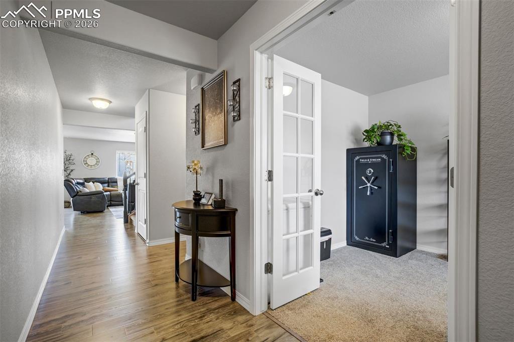 Image 14 of 45: Entry with dedicated office.